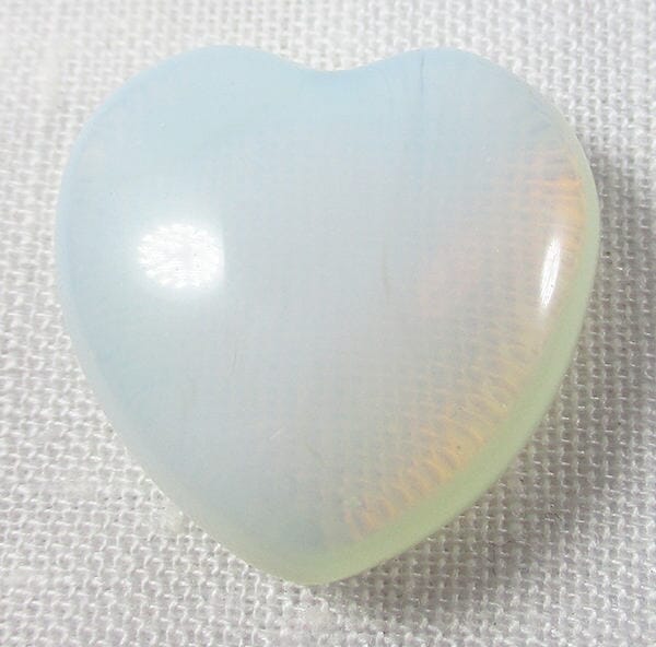 Opalite Heart (Small) - Crystal Carvings > Polished Crystal Hearts