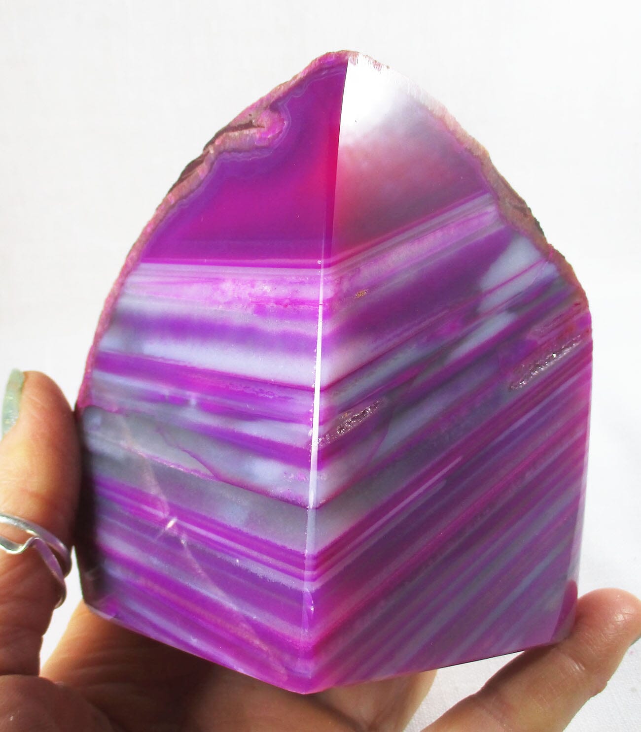Pink Agate Chunky Freeform - Cut & Polished Crystals > Polished Freeform Crystals