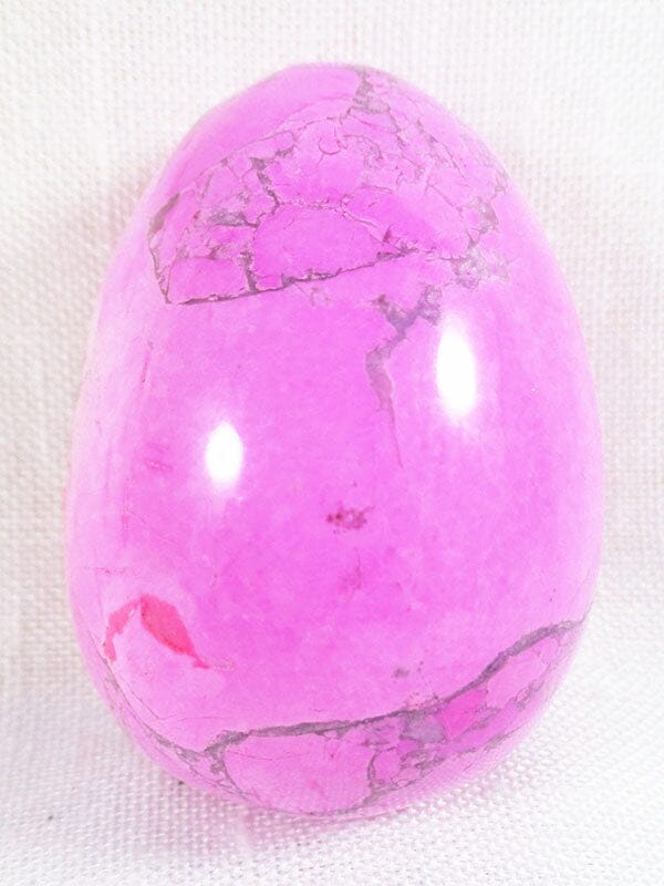Pink Howlite Egg - Crystal Carvings > Polished Crystal Eggs