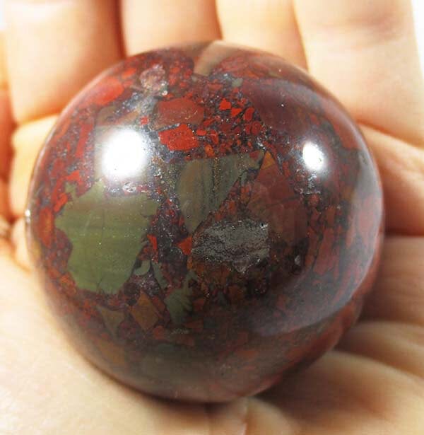 Poppy Jasper Sphere - Crystal Carvings > Polished Crystal Spheres