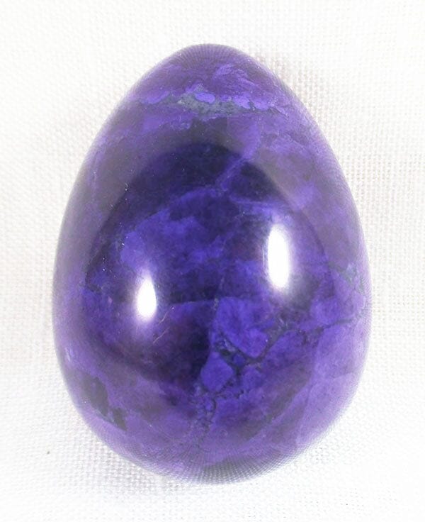 Purple Howlite Egg - Crystal Carvings > Polished Crystal Eggs