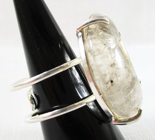 Quartz Adjustable Ring - Crystal Jewellery > Gemstone Rings