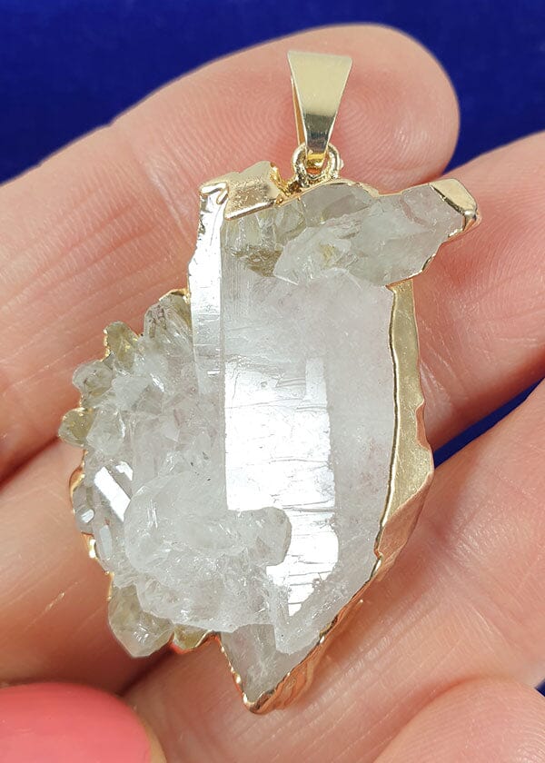 Quartz Cluster Pendant - Crystal Jewellery > Crystal Pendants
