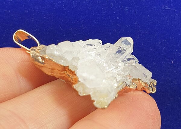 Quartz Cluster Pendant (Small) - Crystal Jewellery > Crystal Pendants