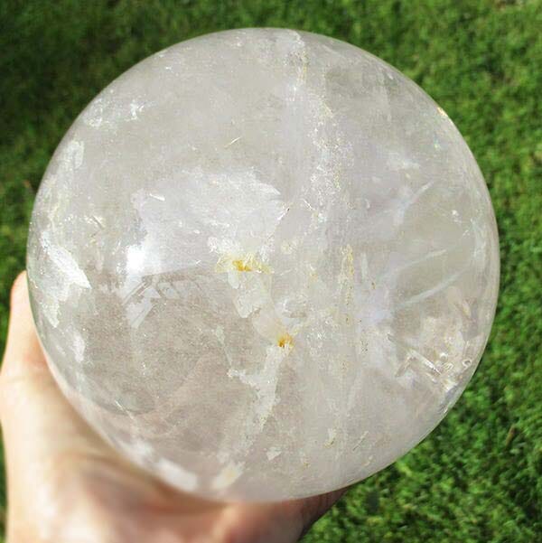 Quartz Crystal Ball (X Large) - Crystal Carvings > Polished Crystal Spheres