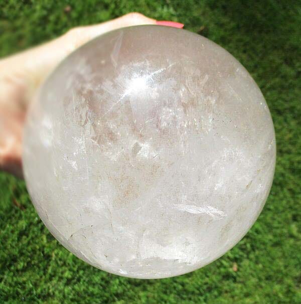 Quartz Crystal Ball (X Large) - Crystal Carvings > Polished Crystal Spheres