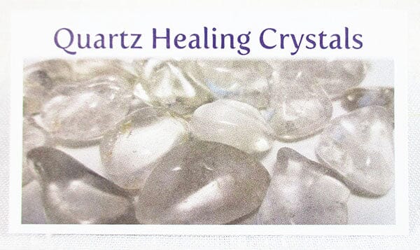 Quartz Healing Crystals Properties Card Only - Others > Books & Greeting Cards