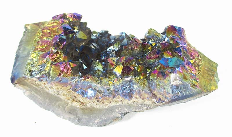 Rainbow Aura Quartz Rough Cluster - Natural Crystals > Natural Crystal Clusters