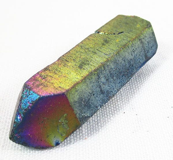Rainbow Aura Rough Quartz Point X 1 - Cut & Polished Crystals > Crystal Obelisks & Natural Points