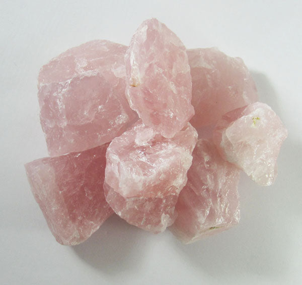 rose quartz chunks