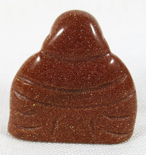 Red Goldstone Buddha (Small) - Crystal Carvings > Hand Carved Buddhas