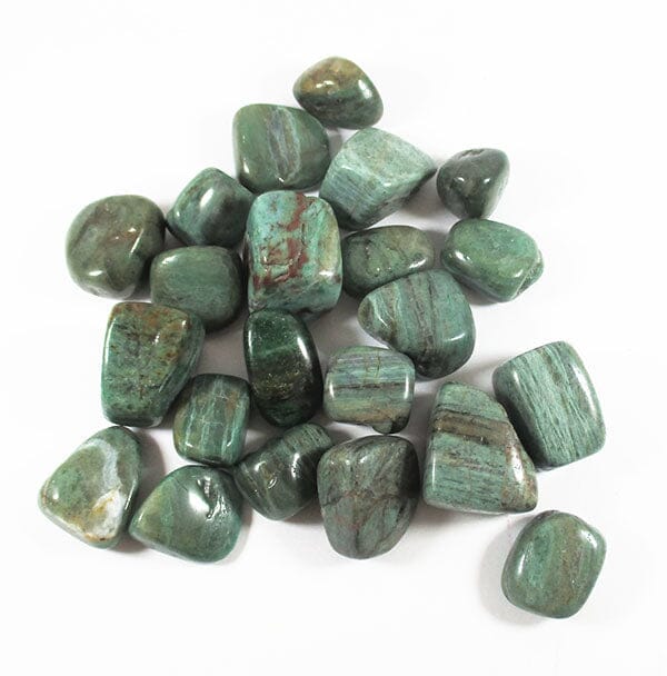 Rough African Jade Tumble Stones (X3) - Cut & Polished Crystals > Polished Crystal Tumble Stones