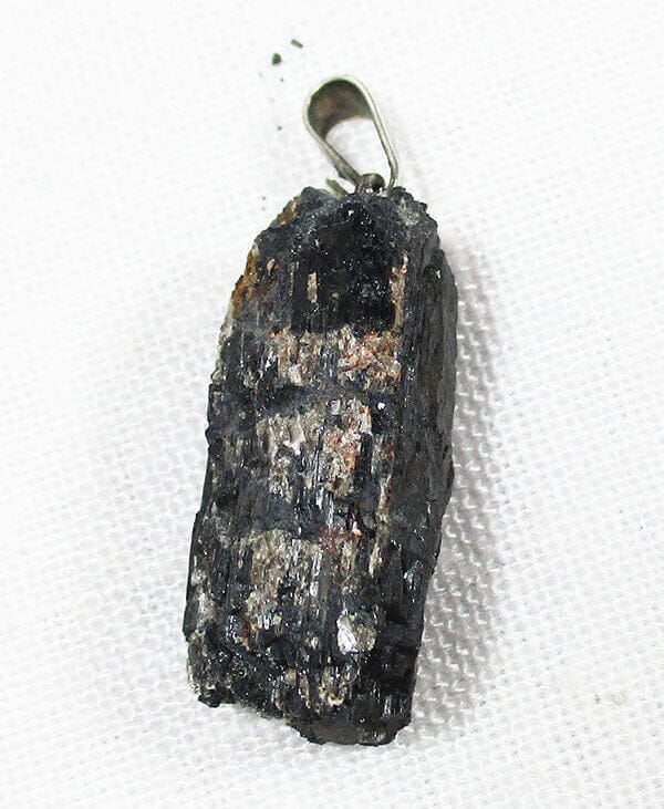 Rough Black Tourmaline Pendant (Small) - Crystal Jewellery > Crystal Pendants