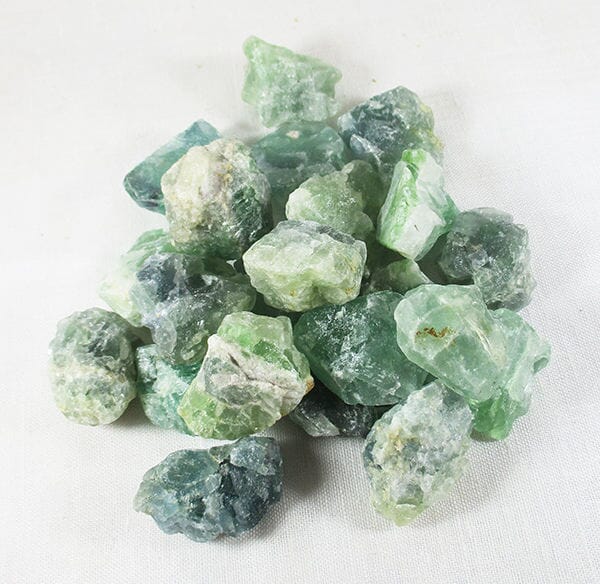 Rough Fluorite Chunks (x3) - Natural Crystals > Raw Crystal Chunks