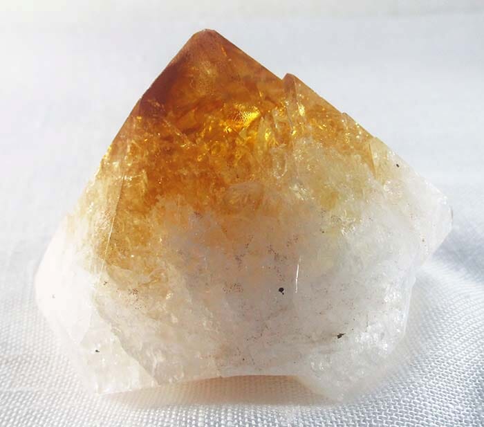 Rough Golden Citrine Standing Point - Cut & Polished Crystals > Crystal Obelisks & Natural Points