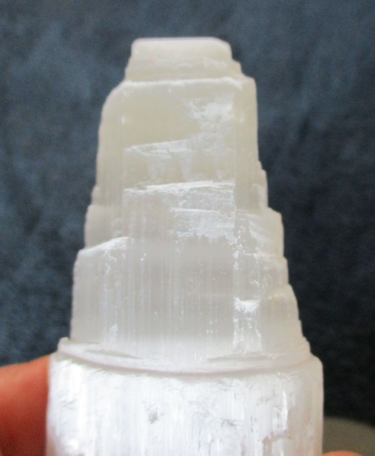 Selenite Sky Scraper (Medium) B Grade - Cut & Polished Crystals > Crystal Obelisks & Natural Points