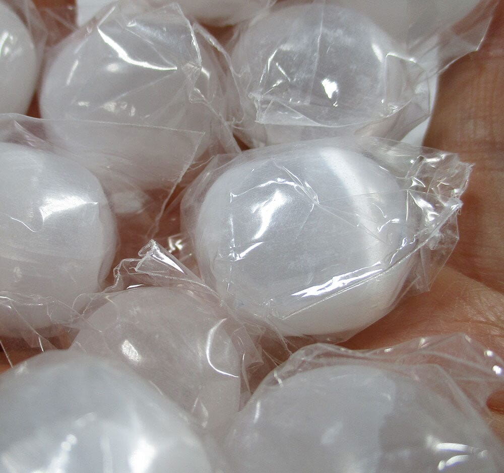Selenite Tumble Stones (x3) - Cut & Polished Crystals > Polished Crystal Tumble Stones