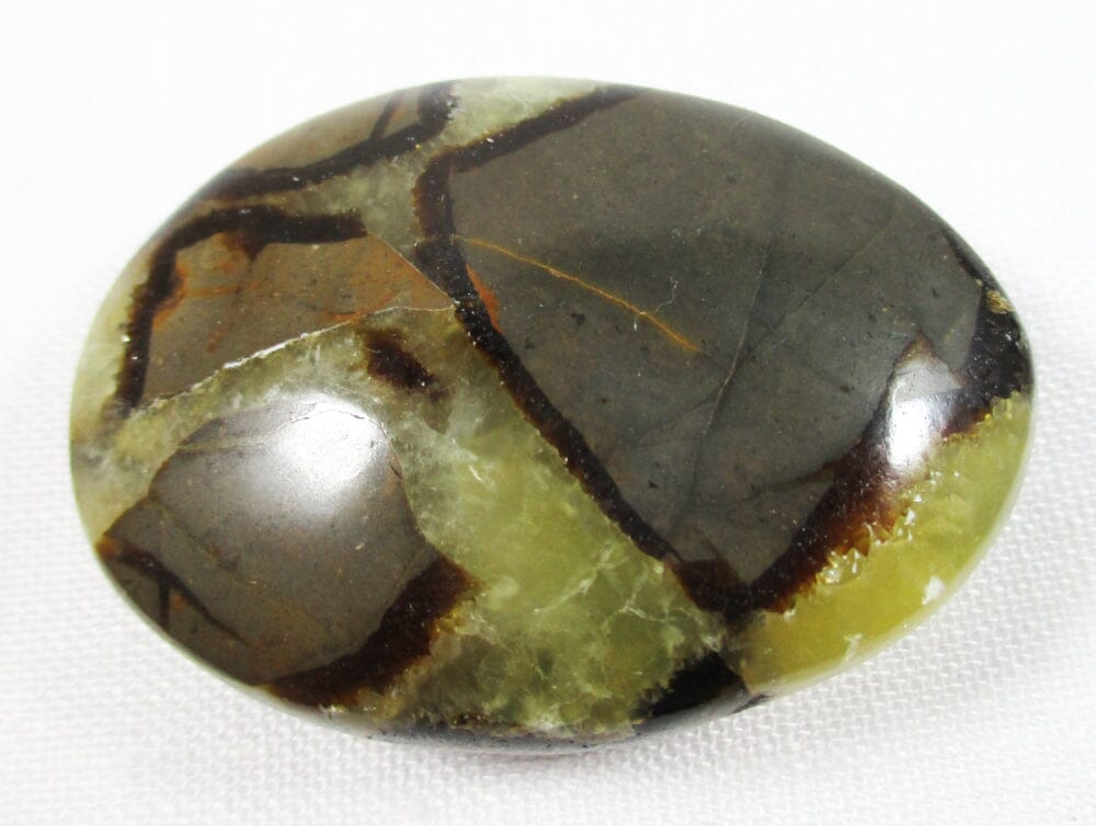 Septaria Palm Pebble - Cut & Polished Crystals > Polished Crystal Palm Stones