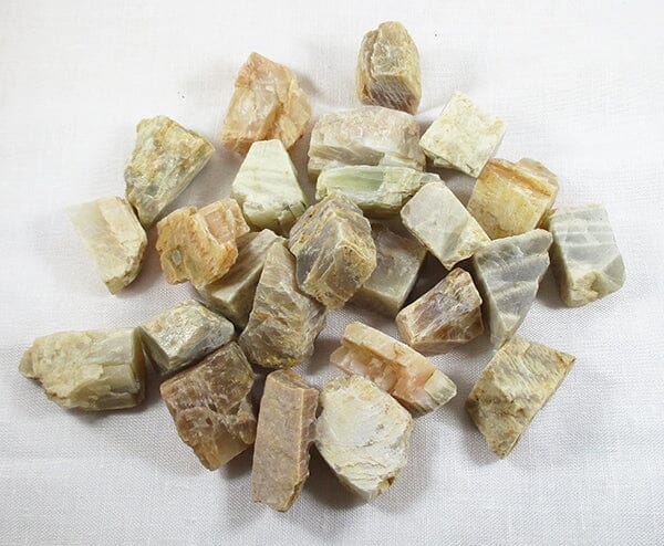 Shaded Moonstone Raw Chunks (x3) - Natural Crystals > Raw Crystal Chunks