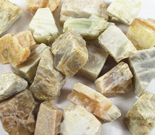 Shaded Moonstone Raw Chunks (x3) - Natural Crystals > Raw Crystal Chunks