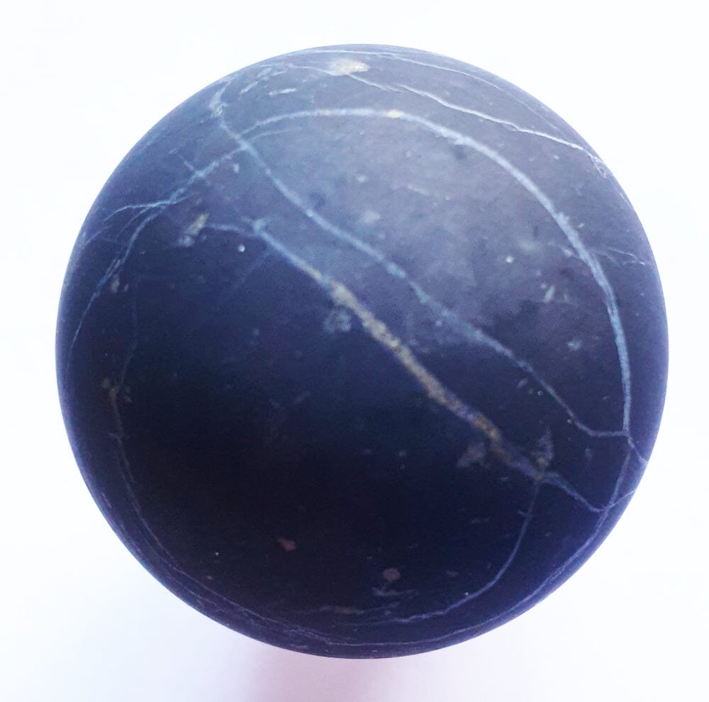 Shungite Sphere - Crystal Carvings > Polished Crystal Spheres