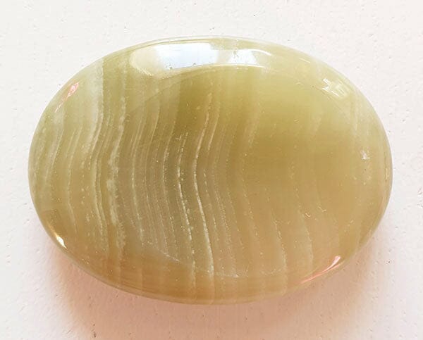 Stripy Onyx Thumb Stone - Cut & Polished Crystals > Polished Crystal Thumb Stones