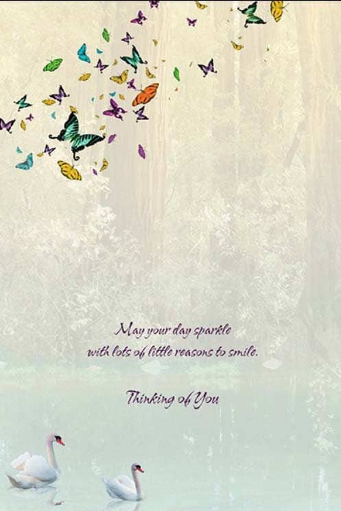 Thinking of You Butterfly Greeting Card - Others > Books & Greeting Cards