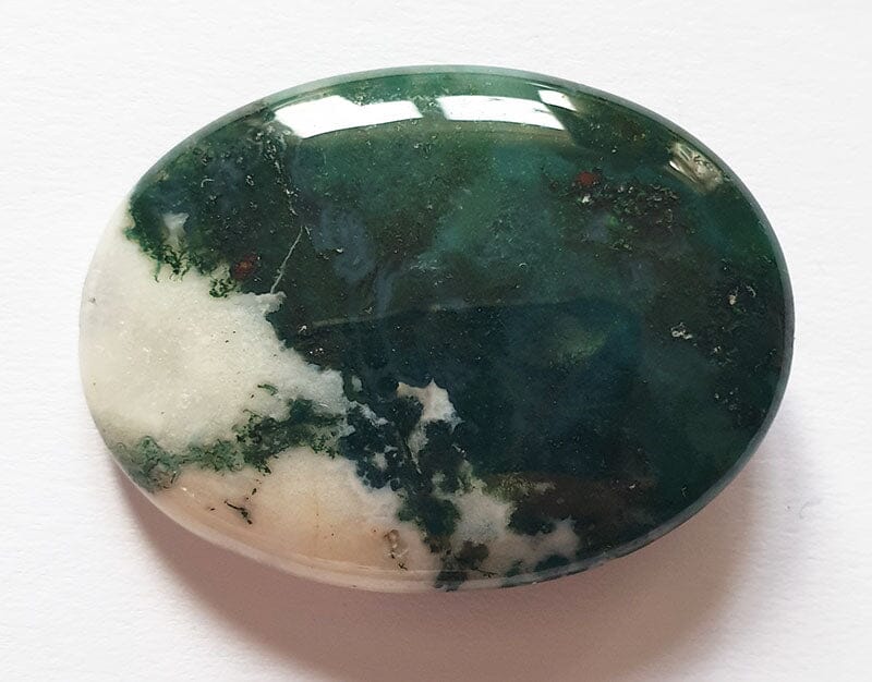 Tree Jasper Thumb Stone - Cut & Polished Crystals > Polished Crystal Thumb Stones