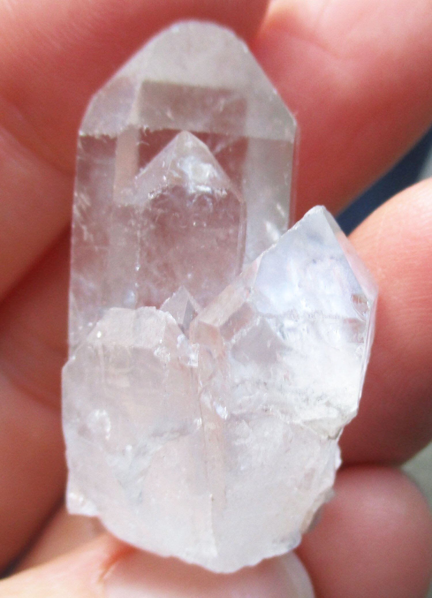 Triple Dolphin Mini Rough Cluster - Cut & Polished Crystals > Crystal Obelisks & Natural Points
