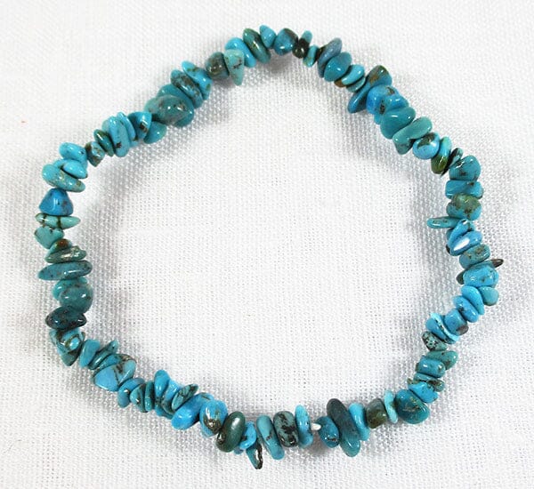 Turquoise Chip Bracelet - Crystal Jewellery > Gemstone Bracelets