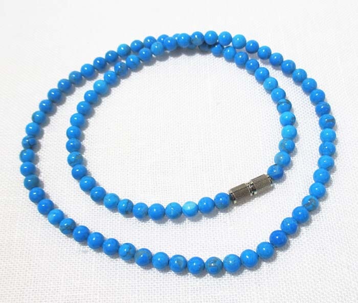 Turquoise Howlite Necklace 16inch - Crystal Jewellery > Crystal Necklaces