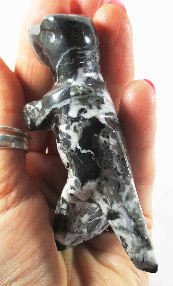 Tyrannosaurus Marble Dinosaur (Large) - Crystal Carvings > Carved Crystal Animals
