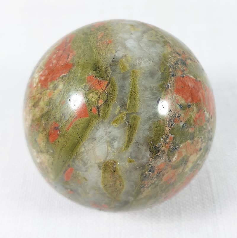 Unakite Sphere - Crystal Carvings > Polished Crystal Spheres