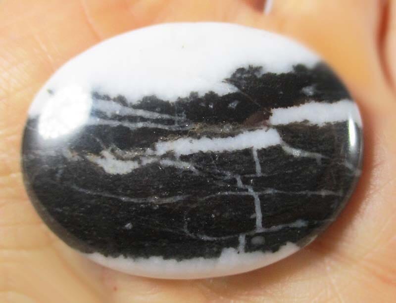 Zebra Jasper Thumb Stone - Cut & Polished Crystals > Polished Crystal Thumb Stones