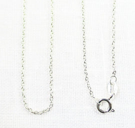 20" Fine Silver Cable Chain | Chains & Neck Cords