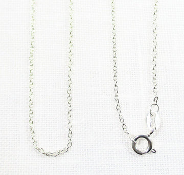 20" Fine Silver Cable Chain | Chains & Neck Cords