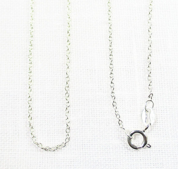 20" Fine Silver Cable Chain | Chains & Neck Cords
