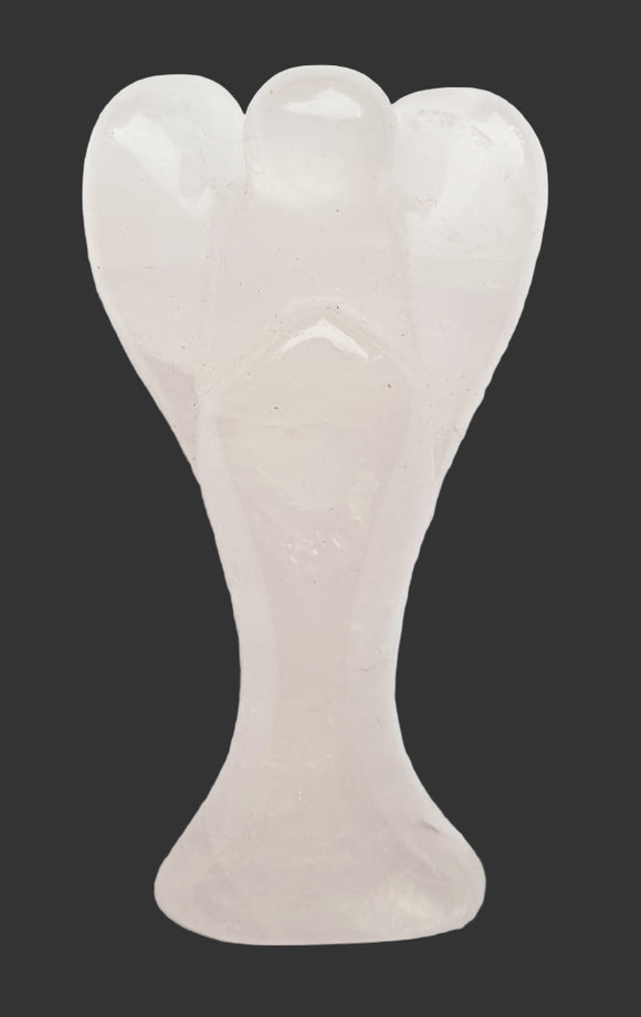 Rose Quartz Angel (Medium) | Crystal Carvings | Crystal Angels