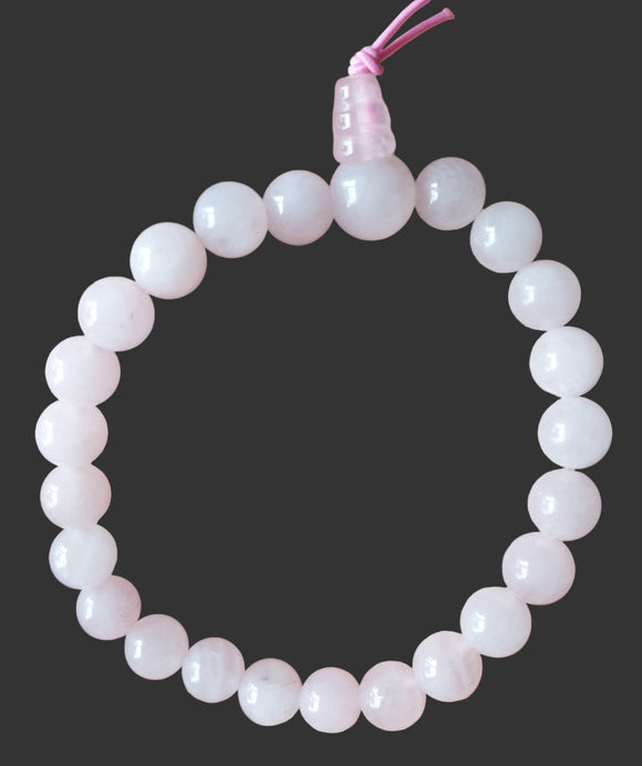 Rose Quartz Power Bracelet (M) | Crystal Jewellery | Gemstone Bracelets