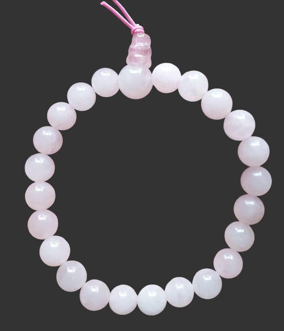 Rose Quartz Power Bracelet (M) | Crystal Jewellery | Gemstone Bracelets
