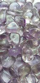 Amethyst Tumble Stones (x3) | Cut & Polished Crystals | Polished Crystal Tumble Stones