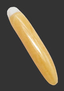 Orange Calcite and Selenite Cleansing Wand | Dowsing | Crystal Healing Wands