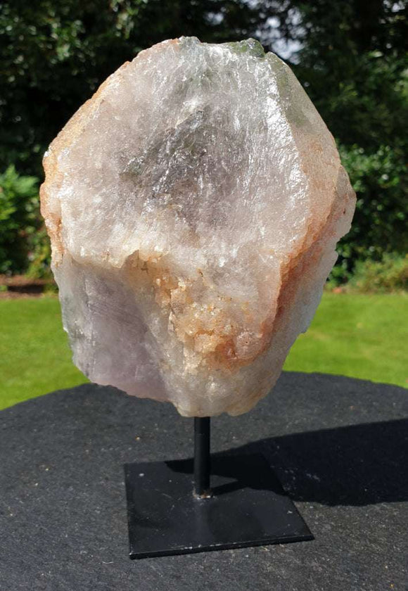 Quartz Amethyst Phantom on Stand (Rough) | Natural Crystals | Raw Crystal Chunks
