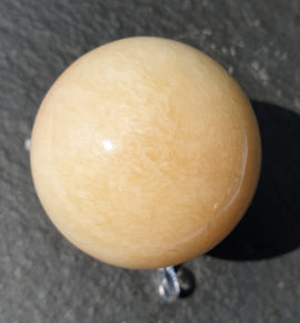 Yellow Calcite Sphere | Crystal Carvings | Polished Crystal Spheres