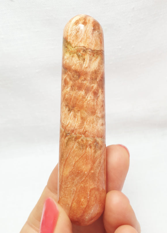 Red Aragonite Wand | Dowsing | Crystal Healing Wands