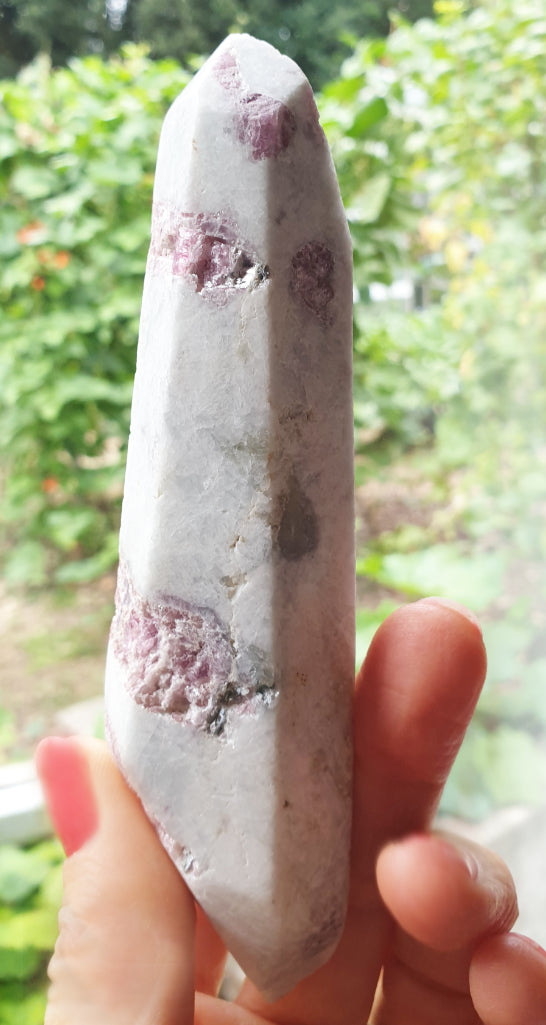 Pink Tourmaline Wand | Dowsing | Crystal Healing Wands