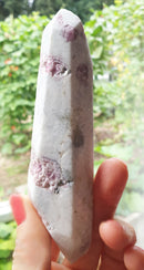 Pink Tourmaline Wand | Dowsing | Crystal Healing Wands