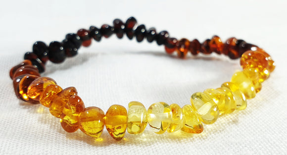 Mixed Amber Chip Bracelet | Crystal Jewellery | Gemstone Bracelets