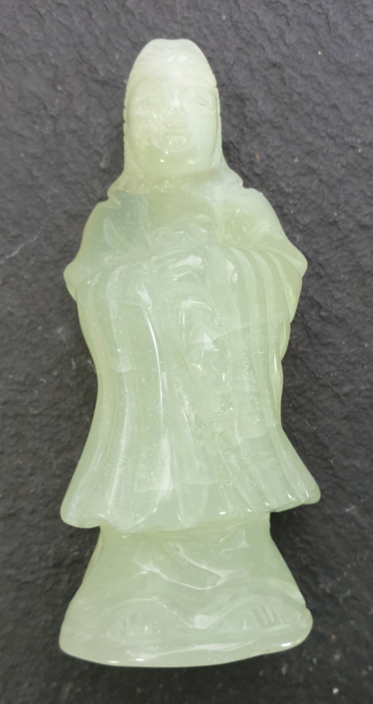 New Jade Kuan Yin  Statue | Crystal Carvings | Crystal Angels