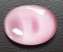 Pink Cats Eye Thumb Stone | Cut & Polished Crystals | Polished Crystal Thumb Stones
